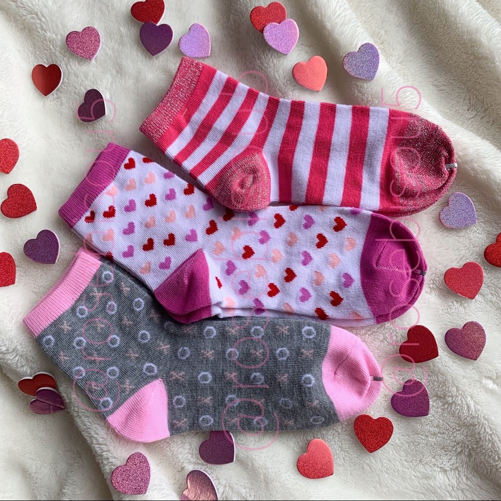 💕🆕Sweethearts Sock Trio Set - Picture 6 of 6
